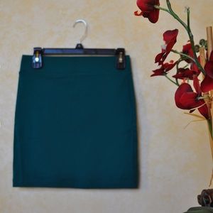 Teal Bodycon Skirt